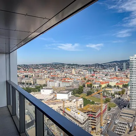Eurovea Tower 27th Floor, Luxury Bed Vispring Baronet Superb * 브라티슬라바
