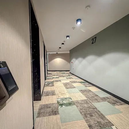 Eurovea Tower 27th Floor, Luxury Bed Vispring Baronet Superb 아파트 브라티슬라바